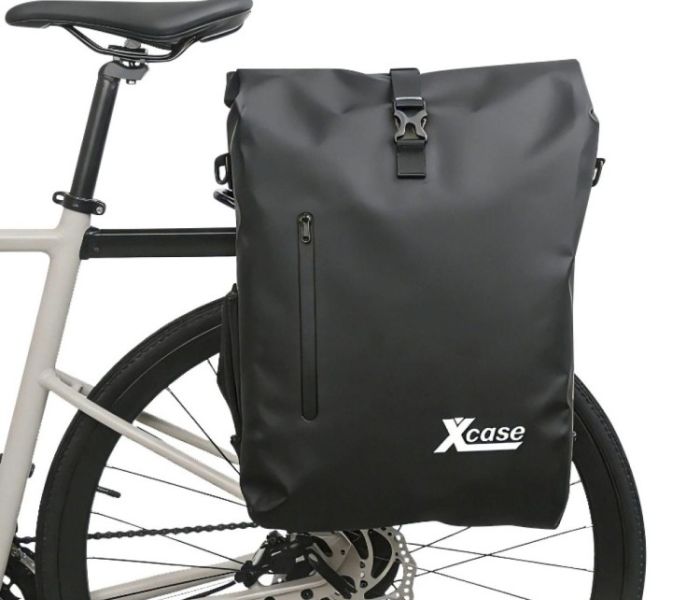 Xcase 3in1-Fahrradtasche f&uuml;r Gep&auml;cktr&auml;ger, wasserdicht (Foto: PEARL GmbH)